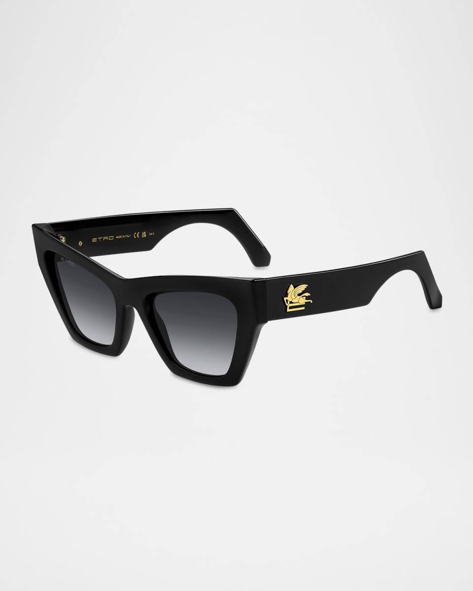 Screen Logo-Plaque Square Sunglasses